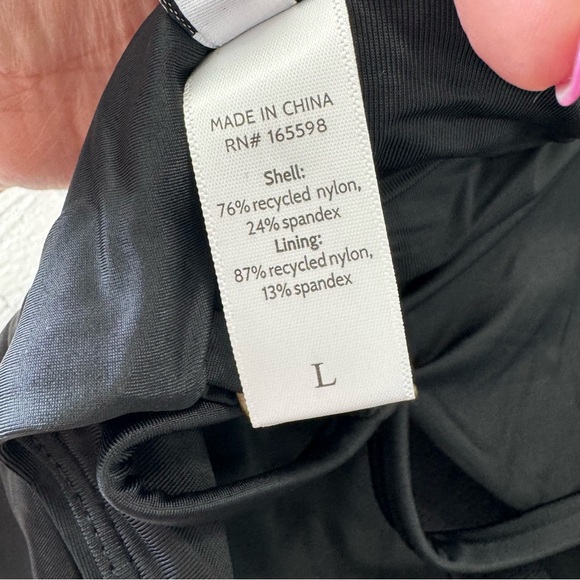 Andie Swim the‎ Asbury One Piece Swimsuit NWT size Large in Black High Neck - Picture 8 of 11